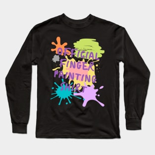 Finger Painting T-shirt Long Sleeve T-Shirt